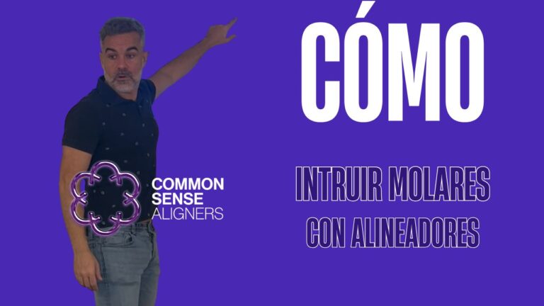 Cómo intruir molares con alineadores