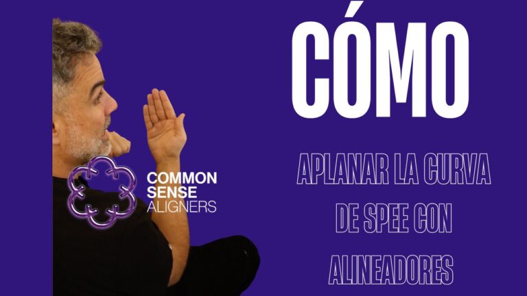 Aplanar la curva de Spee con alineadores limitados