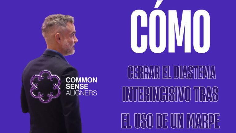 Cómo cerrar el diastema interincisivo tras un MARPE